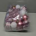 Joiedomi 66 Pcs Pink Christmas Balls Ornaments Set, Christmas Tree Ornaments Shatterproof Plastic for Xmas Hanging Decoration, Holiday Party Decoration