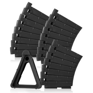 FantasyLife Pot Feet for Outdoor Planters, Invisible Breathable Plant Risers, Moisture-Proof Pot Stands Toes Lifters for Heavy Plants, Stackable Planter Feet for Indoor Outdoor (24pc Black, Large)