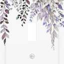 Decorative Light Switch Cover Plate Rustic Purple Sage Violet Eucalyptus Leaf Leaves 1 Gang Wall Plate Oversized Single Toggle Wall Cover Plate Jumbo Electrical Switchplate Face Plate
