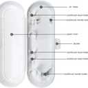 Nincha Portable Replacement Plastic Electric Toothbrush Travel Case for Oral-B Pro Series