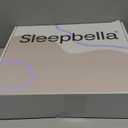SLEEPBELLA Comforter Queen Size, 600 Thread Count Cotton White Print with Purple Flowers Reversible Comforter Sets, Down Alternative Bedding Set 3Pcs(Queen, Purple Floral)