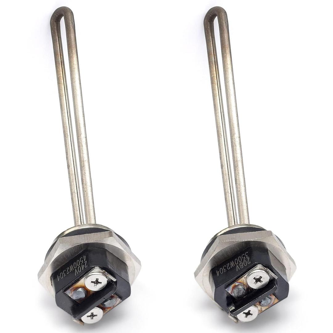 265-48642-00 Water Heater Heating Element Replacement for Bradford White Water Heater Parts Replace 2654864200 415-48642-00, 208V 3500W and 240V 4500Wm, 2 Pack