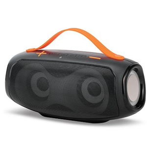 iLive IPX4 Splash Wireless Bluetooth Water Resistant Speaker with LED Lights, Black