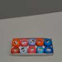 AMOHilos Size 8 Double Mercerized Egyptian Long Staple Cotton Pearl Thread Ball 5 Grams Rainbow Color Embroidery Thread 10 Colors per Box for Crochet Hardanger Cross Stitch Hand Embroidery (Set T)