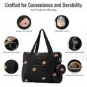 GOBABYMART 3pc Diaper Bag Tote Set, Hospital Bag for Labor & Delivery, Maternity Travel Bag with Changing Pad & Pacifier Case