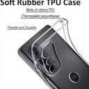 Unov Case for Moto g Play 2023/g Power 2022/g Pure 2021, Crystal Clear with [Anti-Slip Embossed Pattern], Shockproof Slim Protective [Anti-Yellowing TPU] Back Cover, Citrus Flavors