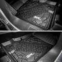 3W Ford Bronco Floor Mats & Cargo Liner & Back Seat Cover Custom Fit for 2021-2025 2026 Bronco 4 Door All Weather Custom Fit Ford Bronco Accessories (Not for Sport & Rubberized Floor)