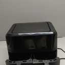 Chefman 6 Quart Dual Basket Air Fryer - Digital Touchscreen, Smart Sync Finish, Hi-Fry, Auto Shutoff, 2 Independent 3QT Nonstick Dishwasher-Safe Frying Baskets - Digital Double Air Fryer - Black