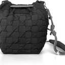 Drawstring Small Camera Bag, Soft Cute Camera Pouch Handbag Compatible with Mirrorless CamerasBlack