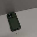 SSLOTSCASE for iPhone 16 Pro Max Case with Card Holder & Camera Cover Stand & Slide Lens Cover, Multifunctional Rugged Wallet Phone Case Cover for iPhone 16 Pro Max 6.9'', Green