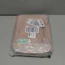 BAGSMART Toiletry Bag Travel Bag with Hanging Hook, Water-resistant Makeup Cosmetic Bag Travel Organizer for Accessories, Shampoo, Full-size Container, Toiletries (Baby Pink, Medium)