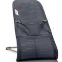 BabyBjrn Bouncer Bliss, Anthracite, Mesh | 2-in-1 Adjustable Baby Bouncer Seat and Toddler Chair, Newborn to Toddler (8-29 lbs), 4 positions, Lightweight & Portable