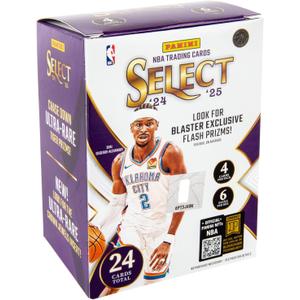 202425 Panini Select Basketball Blaster Box Official NBA Trading Cards Retail Exclusive Parallels, Inserts & Rookie Cards Sealed Box