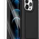 Annymall for iPhone 12 Case/iPhone 12 Pro Case, Heavy Duty Shockproof Drop Protection Military Grade Multi-Layer Rugged Bumpers Protective Phone Cover with 2 Screen Protector 