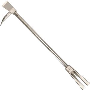 30" Halligan Bar Firefighter Tool, Halligan Bar Firefighter for Tactical Breaking Operations, Tactical Hooligan Breacher with Forged Steel Construction,Used for Fire Rescue and Emergency Breakthroughs