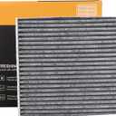 Cabin Air Filter with Activated Carbon, Compatible with CP285, CF10285, Toyota Camry, RAV4, Highlander, Corolla, Sienna, Tundra, Prius, 4Runner, Subaru Outback, Lexus, Scion, Land Rover, Jaguar