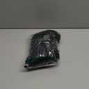 Ekaliy Women's Ruched Bodycon Midi Dress Mock Neck Long Sleeves Party Club Dresses (Large, Black)