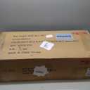 24" Bar Stools Set of 4, Faux Leather Counter Height Barstools with Low Back, Upholstered Bar Chairs with Pet-Friendly Design, Off-White