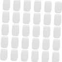 Kisangel 30pcs Elastic Pool Skimmer Socks White Filter Bags for Easy Debris Capture Above Ground Pools Super Elastic Design Convenient Installation