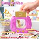 HOMESTEC Toddlers Bilingual Spanish & English Talking Flash Cards with 288 Sight Words, Speech Therapy Toys for 1 2 3 4 5 6 Years Old Boys and Girls, Learning Educational Kids Gifts (Pink)