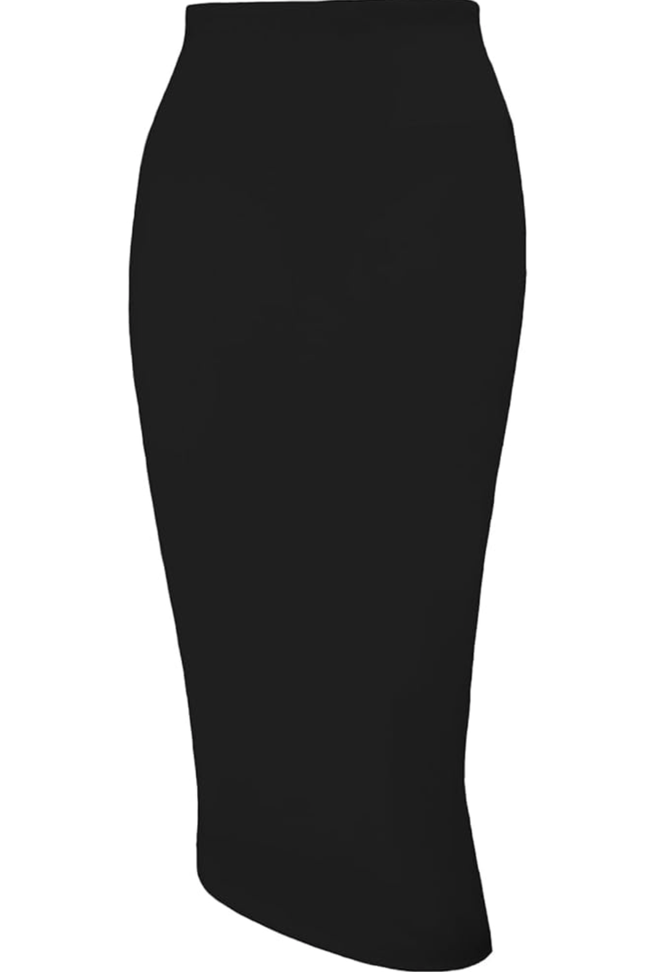 Tapata Women's Office Work Pencil Skirt Stretch High Waist Below Knee Bodycon for Business Casual Xl