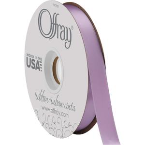 Double Face Satin Ribbon, 50 Yards, Iris