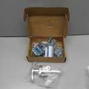 Universal Garage Door Lock Kit with Spring Latch and Keyed Handle, Garage Door Lock Set Fits for Single/Double Car Door max Width to 17ft, Including All Hardware