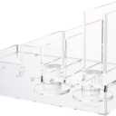 RUSSELL+HAZEL Acrylic Tech Collator, Charging Station for Phone, Tablets and Earbuds, Desk Accessories, 8" x 4" x 5"