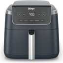 Ninja Air Fryer Pro 5-in-1 | 5 QT Capacity, Air Fry, Bake, Roast, Reheat, and Dehydrate, Air Crisp Technology | Nonstick Basket & Crisper Plate | Cyberspace | AF142BL, 5 QT MAX