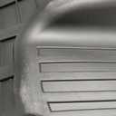 Auxko All Weather 3 Row Floor Mats for Jeep Grand Cherokee L 2021-2024 2025 6 Seat(2nd Row Bucket Seat Without Center Console) TPE Floor MatS Liners Black