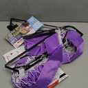 GoSports Portable Soccer Goals for Kids - 13 Color Options - Choose 4 x 3 ft or 6 x 4 ft - Team Tone Pop Up Nets for Backyard (Purple)