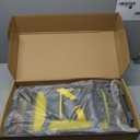 Jardineer Garden Kneeler and Seat Heavy Duty with Handles - 2-in-1 Foldable Padded Gardening Kneeler for Seniors, Ergonomic Yellow Kneeling Bench & Pad, Bypass Pruner Included (330lbs Capacity)