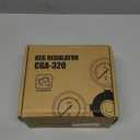 HGKEKE High Pressure CO2 Regulator Dual Gauge Keg Regulator 0-120PSI Output Pressure Regulator for Kegerator - CGA 320 Beer Regulator, 7/16-20 UNF Thread Fittings, Keg Regulator for Beer, Soda