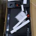 Treadmill with Handles, 2025 Upgraded Small Treadmills Home, Portable Electric Treadmills for Home 300 lbs Capacity,Walking Pad Treadmill,Lightweight Folding Foldable Walking Pad with LED Display (Black)