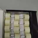 Homemory Flameless Rechargeable Tea Lights with Remote Timer - LED Tea Lights Battery Operated, Realistic Flickering for Home Holiday Decor, Wedding Table Centerpieces, 12-Pack ( 1-1/2''H 2-1/3'')