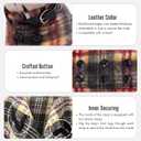 Dog Wool-Blend Luxury Cloak, Timeless Warm Plaid Coat Winter Fall Clothes Outfit Clothing Fits Small & Large Breeds Christmas Valentine Gift (Camel,2XS)