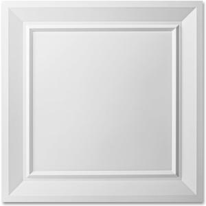 Art3dwallpanels Ceiling Tiles 24 x 24 Drop Ceiling Tiles, 24 Pack Drop in High Grade PVC Wall Panels, Fire Rated, Waterproof, Light Weight, Cover 96 Sq.Ft, White