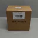 Wondise Christmas Tree Flameless Candles with String Lights 11-Key Remote and Timer, Real Wax Battery Operated 3D Wick LED Flickering Candles for Christmas Holiday Indoor Dinner Decor(3" x 7.1") (5-Green)