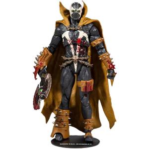 McFarlane Toys Mortal Kombat Spawn Bloody Classic 7" Action Figure with Accessories (1 Count (Pack of 1))