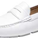 Jousen Men's Loafers Casual Slip On Shoes Soft Penny Loafers for Men Lightweight Driving Boat Shoes, Size 9.5