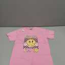 Peace Single Digits I'm 10 Smile Face for Birthday Girls T-Shirt, Small