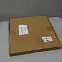 Yaetm 12x12 Square Picture Frame Matted to 5x5, Double Floating Ivory Mat, Black Photo Frame with Polished Tempered Glass for Wall Gallery, Home and Office, Wall Mounting, Single, Black