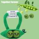 Birthday Gifts for Him Her Boyfriend Girlfriend Wife Husband - I Love You Anniversary Wedding Birthday Gifts for Women Men, to My Love Handmade Crochet Positive Bean Gifts for Couples