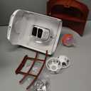 birdsnap PAV-Bird Feeder with Camera,2K HD with 64GB Card, AI Identify Smart Bird House Cam Solar Panel,Live Stream,Motion Detection,Auto Record Video for Backyard Outdoors,Ideal Gift for Bird Lover (Red)