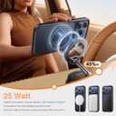 SMARTDEVIL Magnetic Stand for iPhone 17 Pro Max Case,[Built-in Invisible Kickstand][Compatible with MagSafe] [Military Grade Shockproof] 360 Magnetic Stand Phone Case, Black