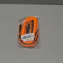 Heavy Duty Dog Leash, 4-6FT Shock Absorbing Dog Leashes with Traffic Handle and Comfortable Padded Handles, Advanced Easy Metal Clip, No Pull Reflective Leash for Medium Large Dogs That Pull (Orange)