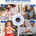 3-in-1 Electric Nail Clipper - 2025 New 360 Rotation Electric Nail Trimmer with Auto Storage | Led Light & 3 Speeds | Battery & Speed Indicator, Automatic Nail Clipper for Baby Seniors Adult