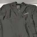 Mens 2 Piece Suit Slim Fit Business Wedding Party Tuxedo Dress Suits for Men Jacket and Pants Set (Large, Black)