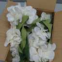5Pcs Realistic White Hydrangea Artificial Flowers with Stems 21 Inch Lifelike Faux Hydrangeas Flower Large Hydrangea for Weddings Bouquets Table Centerpieces Home Decor Party