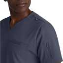 BARCO Grey's Anatomy Spandex Stretch Direct - Rapid Scrub Top for Men, V-Neck Men's Scrub Top, Small